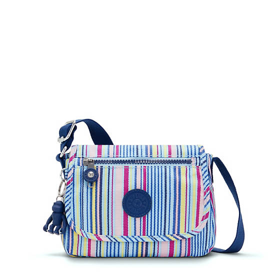 Kipling Sabian Klassieke Printed Crossbody Mini Tassen Blauw | BE 1340PJ